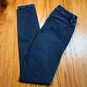 Prana‎ Jeans Women's 6/28 (28X31) Sienna Deep Blue Skinny Denim Regular Inseam